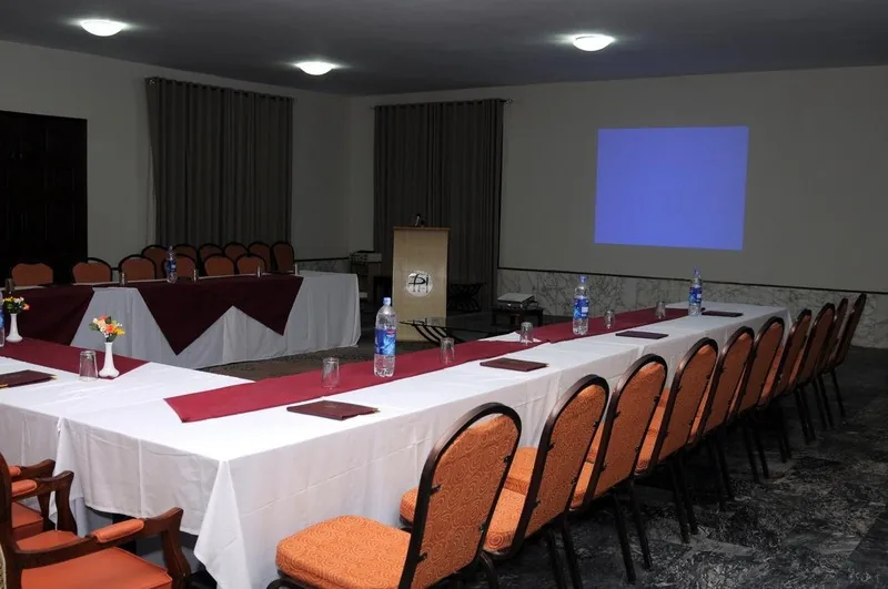 Conference hall setup at Pameer Hotel Mingora for corporate seminars